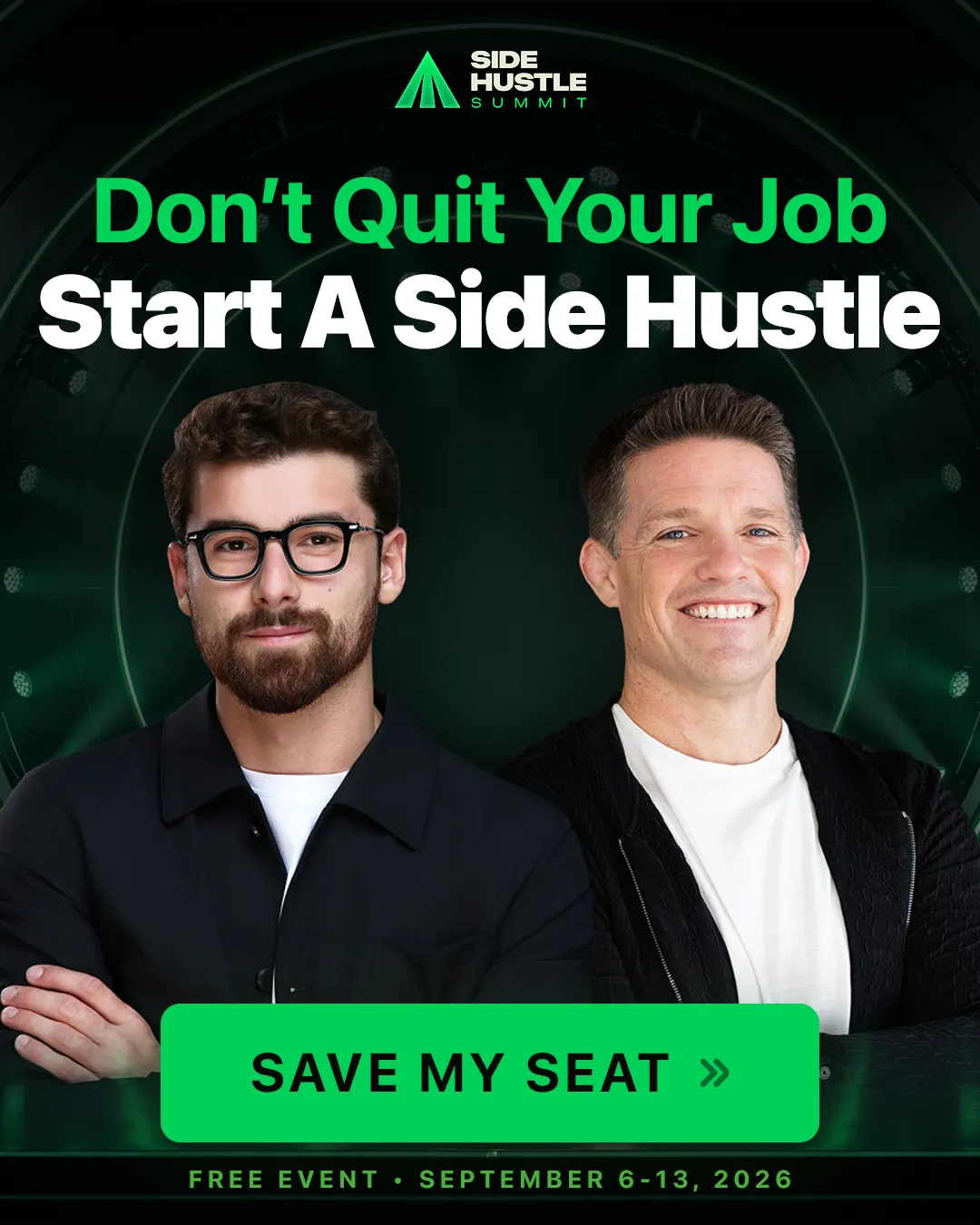 Side Hustle Summit - Iman Gadzhi and Russell Brunson